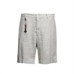 NEW MARCO PESCAROLO men's faro cotton and lyocell bermuda shorts in vanilla crea